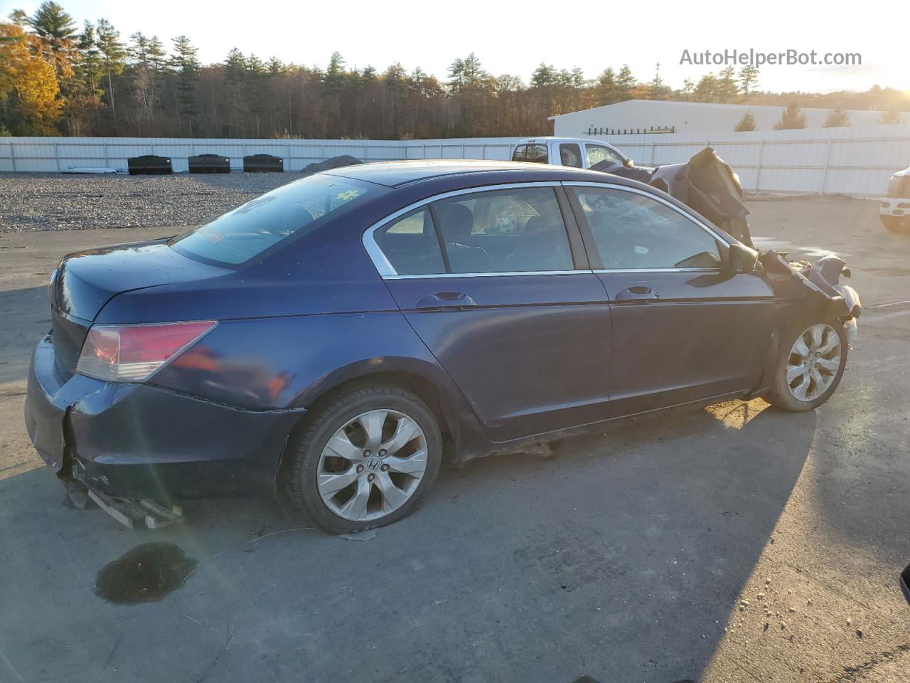 2009 Honda Accord Ex Blue vin: 1HGCP26729A125339