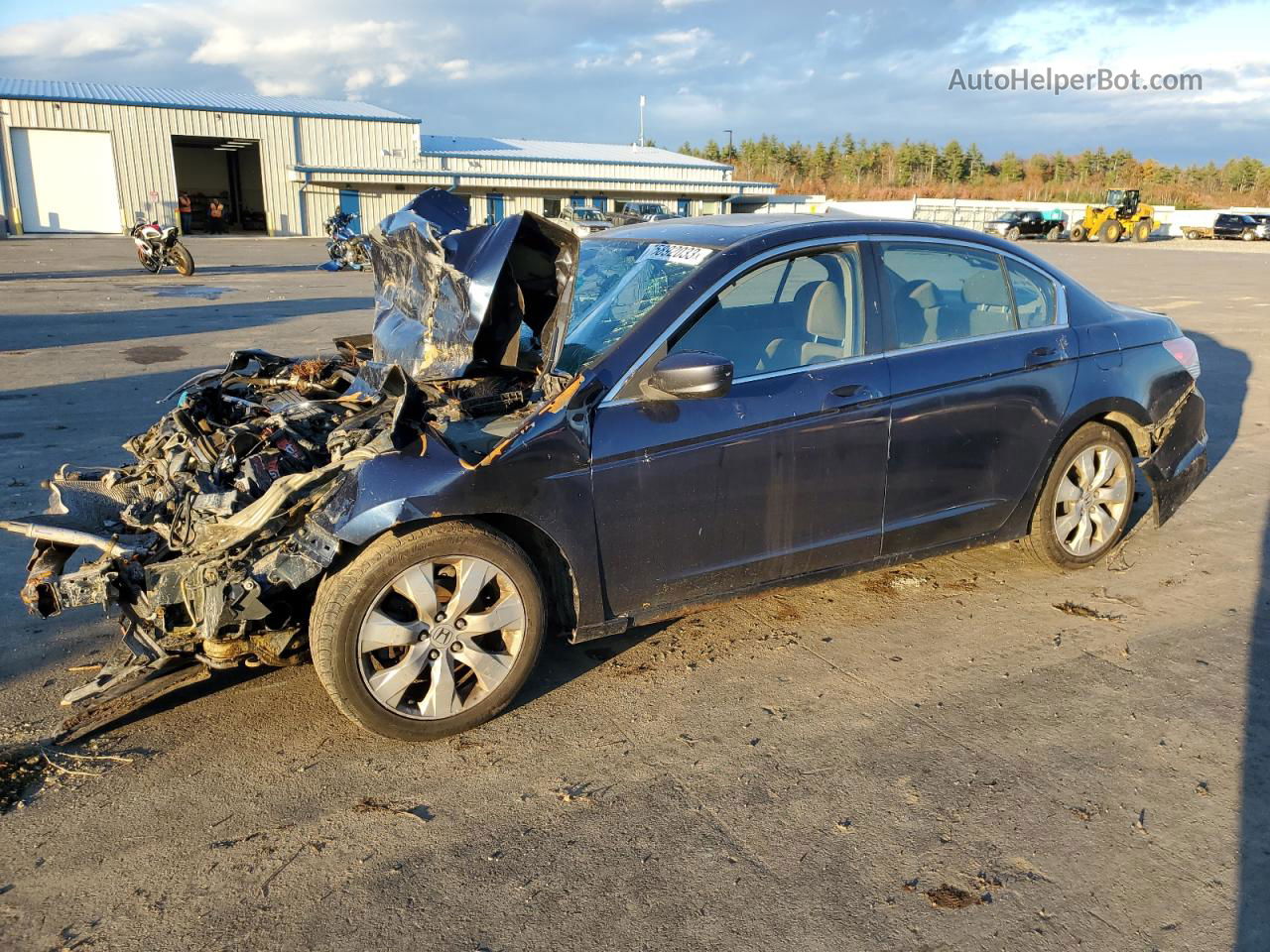 2009 Honda Accord Ex Blue vin: 1HGCP26729A125339