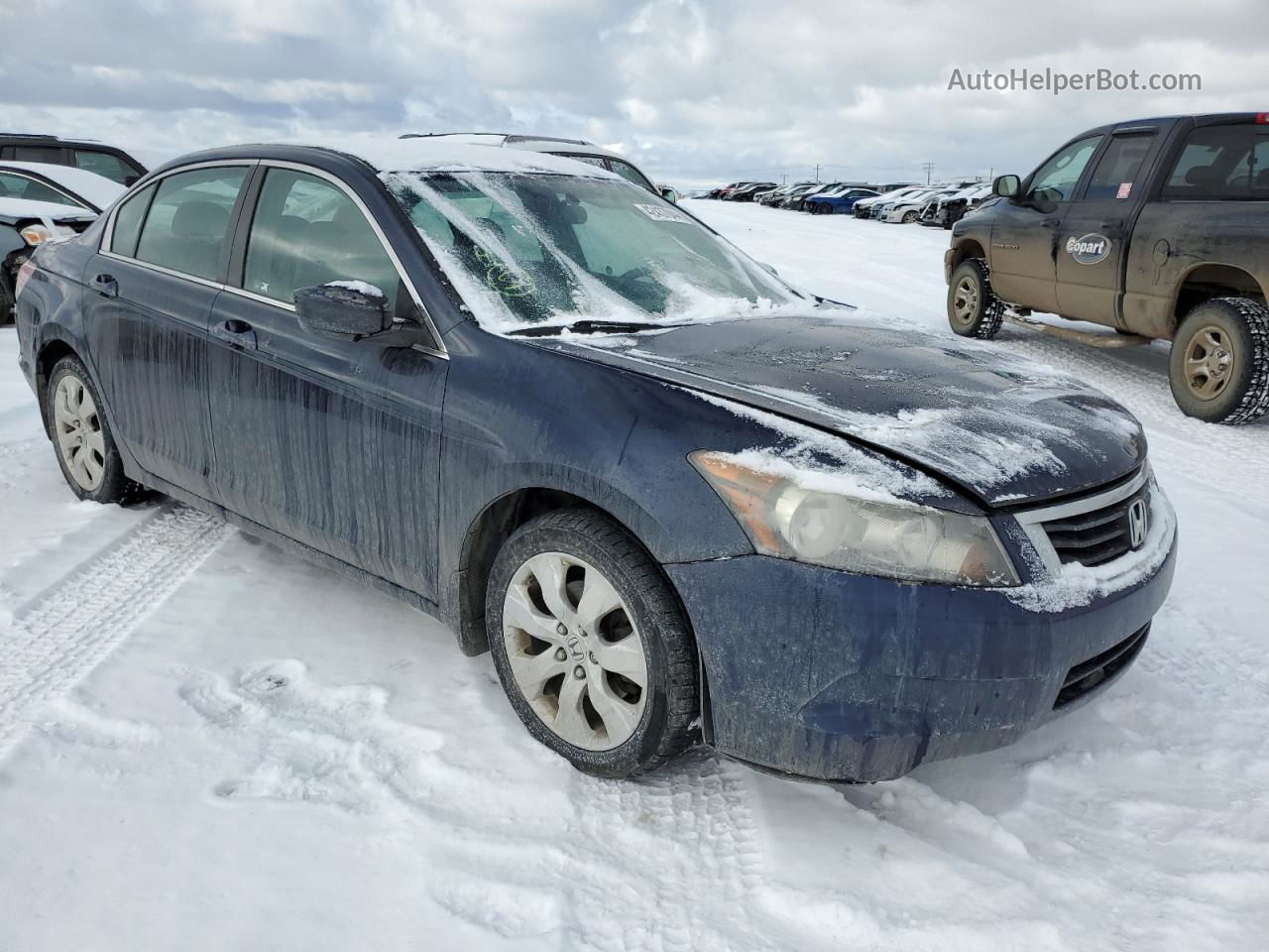 2009 Honda Accord Ex Синий vin: 1HGCP26729A800557