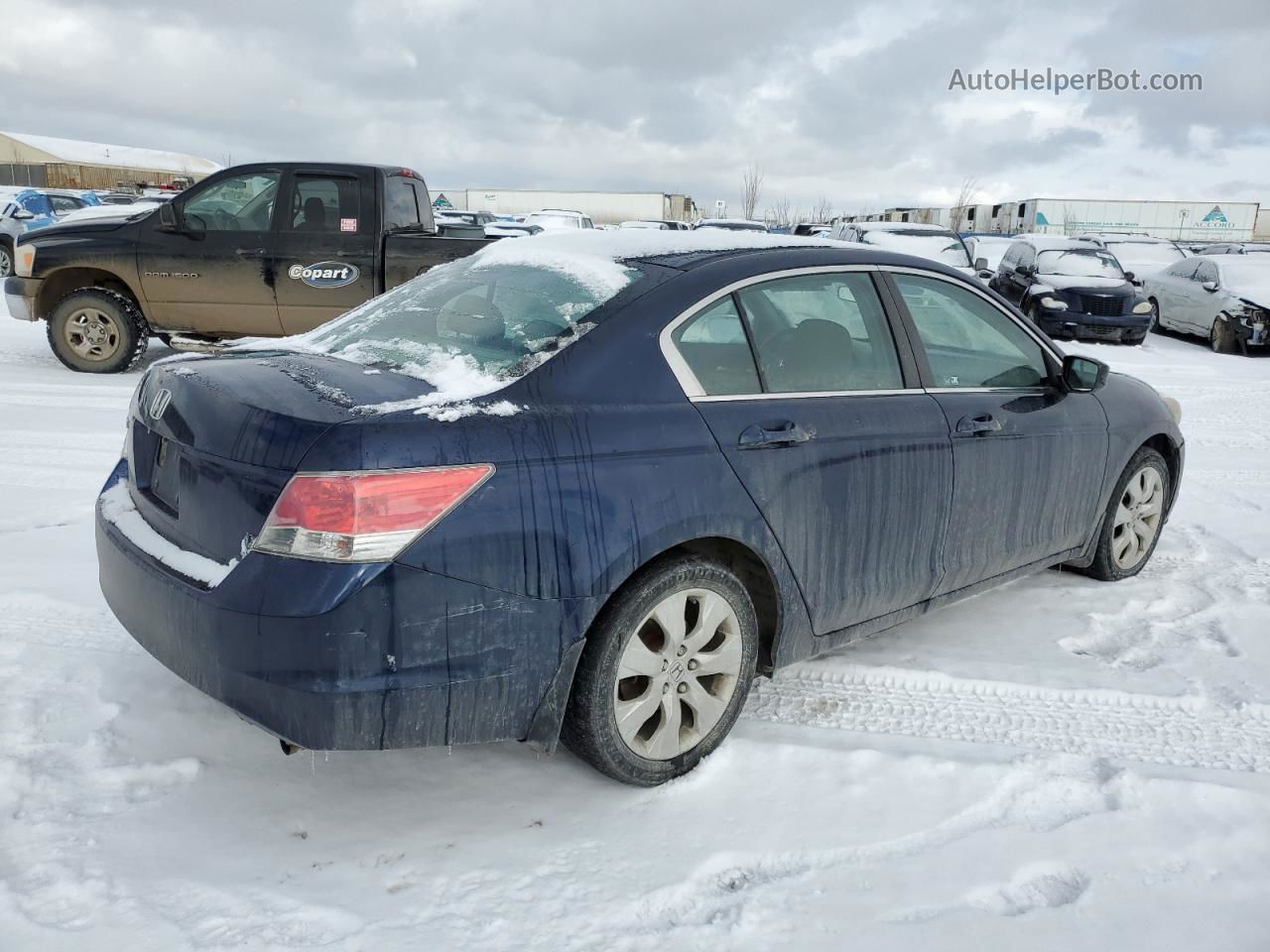 2009 Honda Accord Ex Синий vin: 1HGCP26729A800557