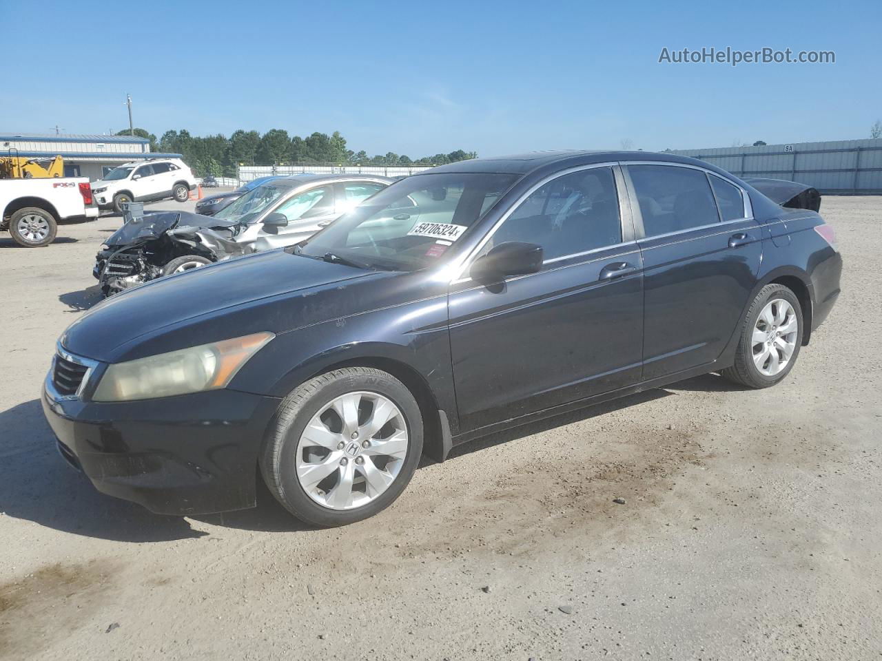 2008 Honda Accord Ex Черный vin: 1HGCP26738A051198