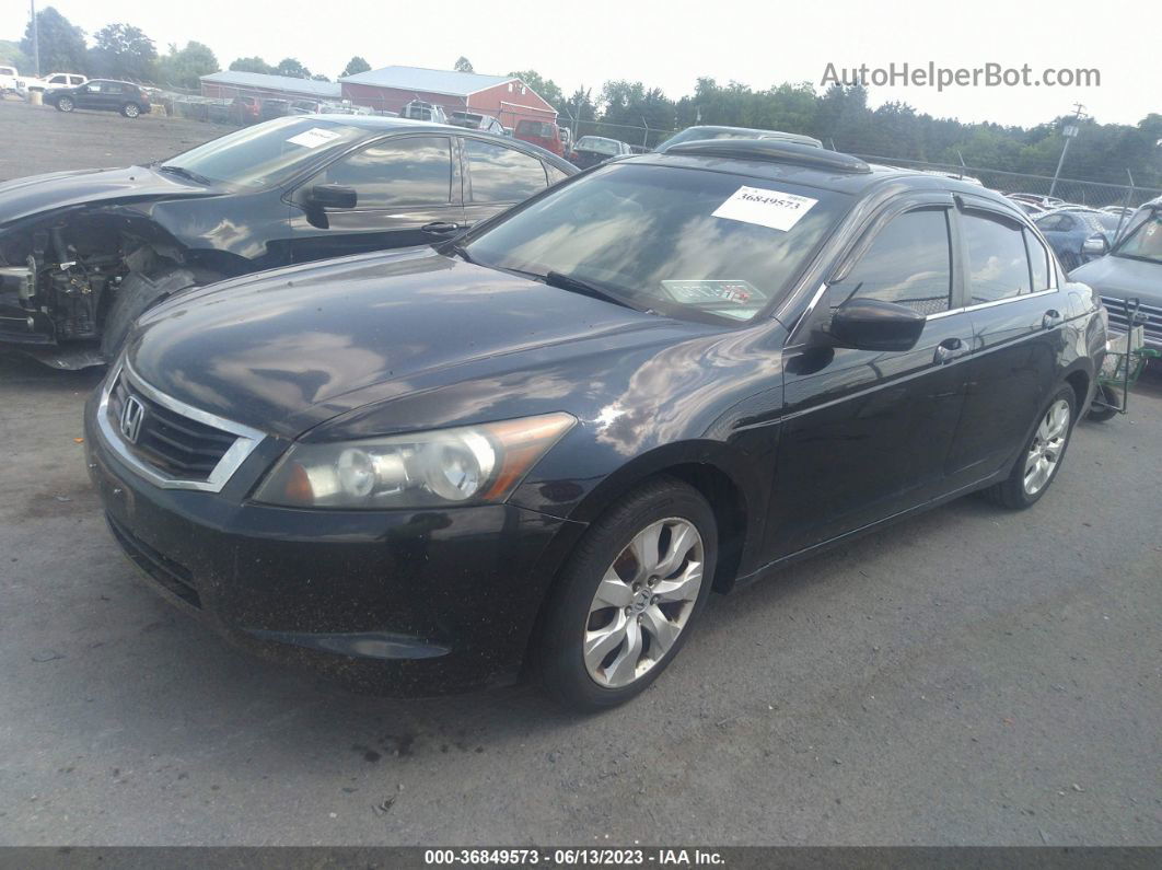 2008 Honda Accord Sdn Ex Black vin: 1HGCP26758A038324