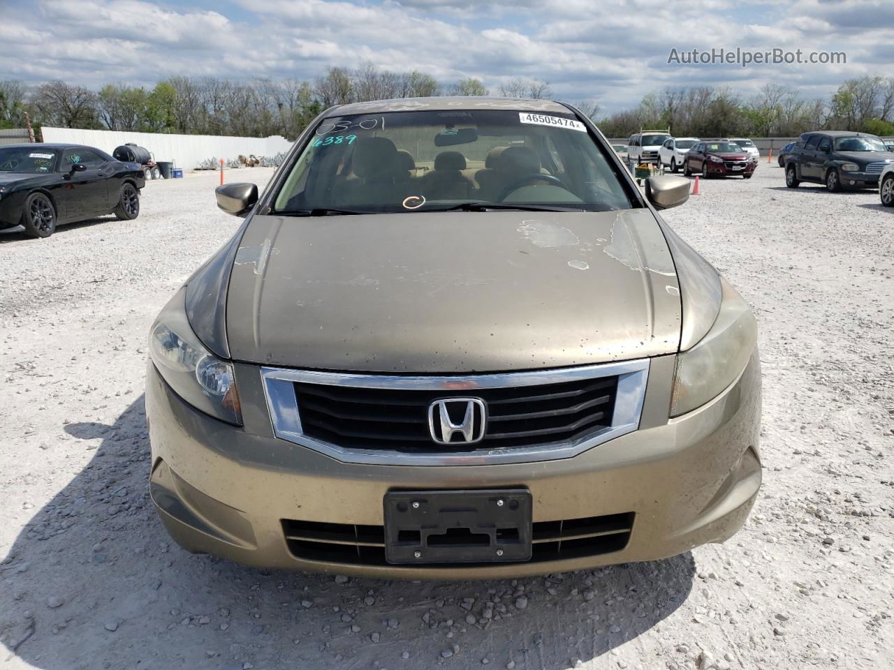 2009 Honda Accord Ex Beige vin: 1HGCP26759A063628