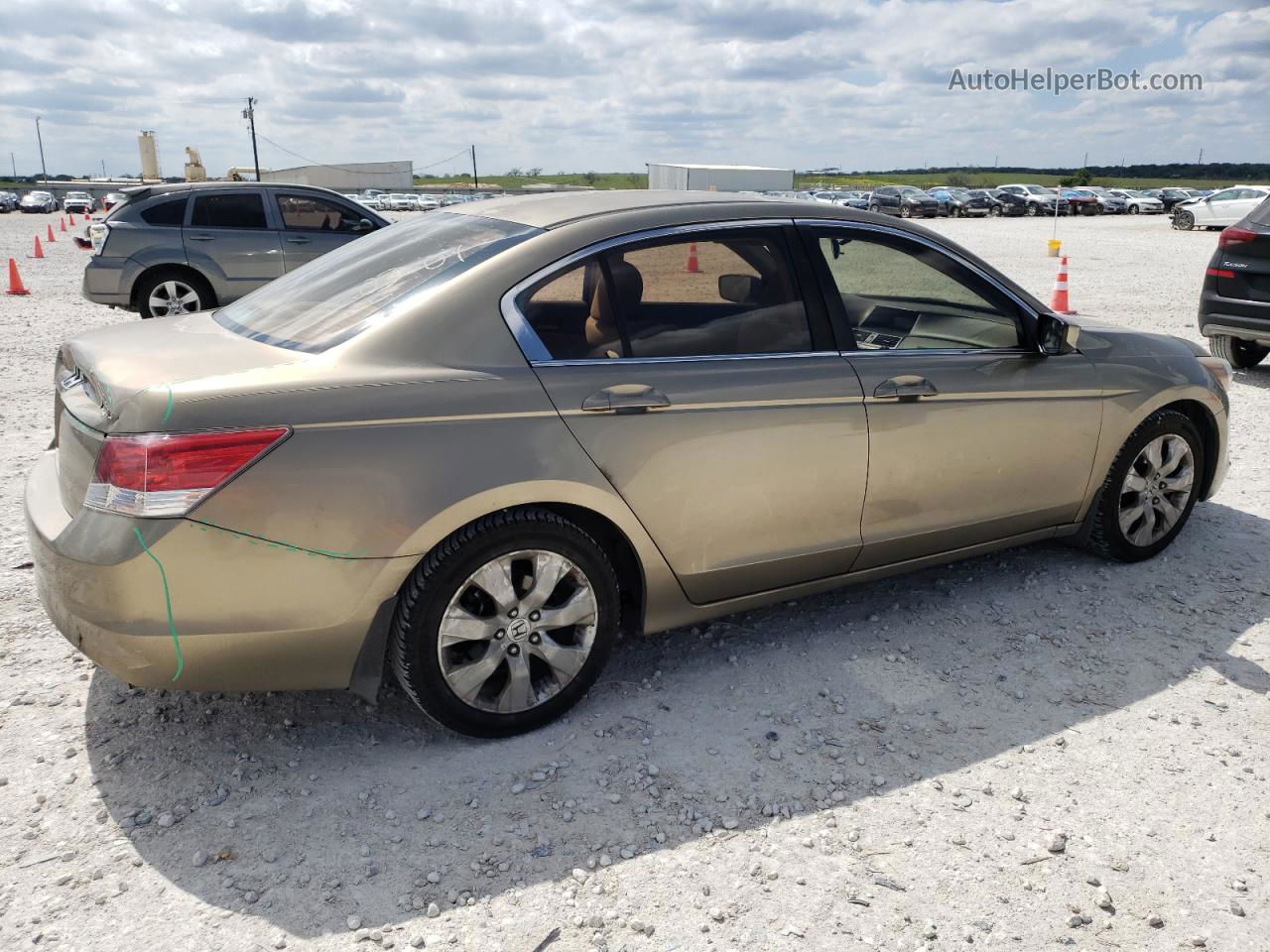 2009 Honda Accord Ex Beige vin: 1HGCP26759A063628