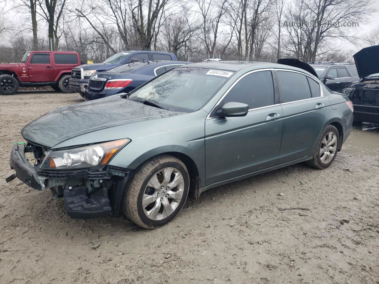 2008 Honda Accord Ex Turquoise vin: 1HGCP26768A022780