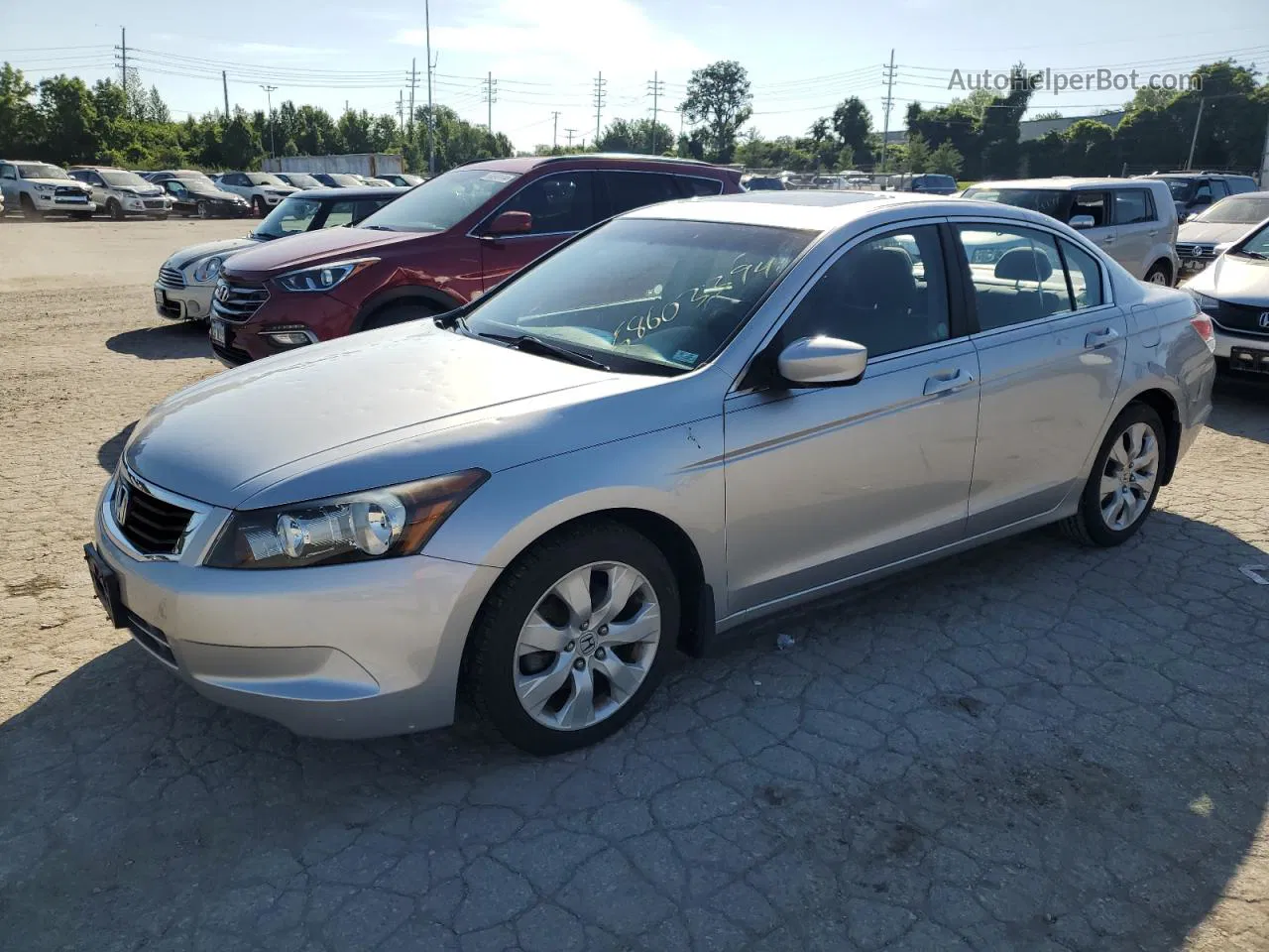 2009 Honda Accord Ex Silver vin: 1HGCP26769A142466