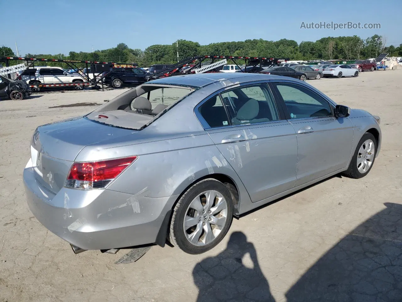 2009 Honda Accord Ex Silver vin: 1HGCP26769A142466