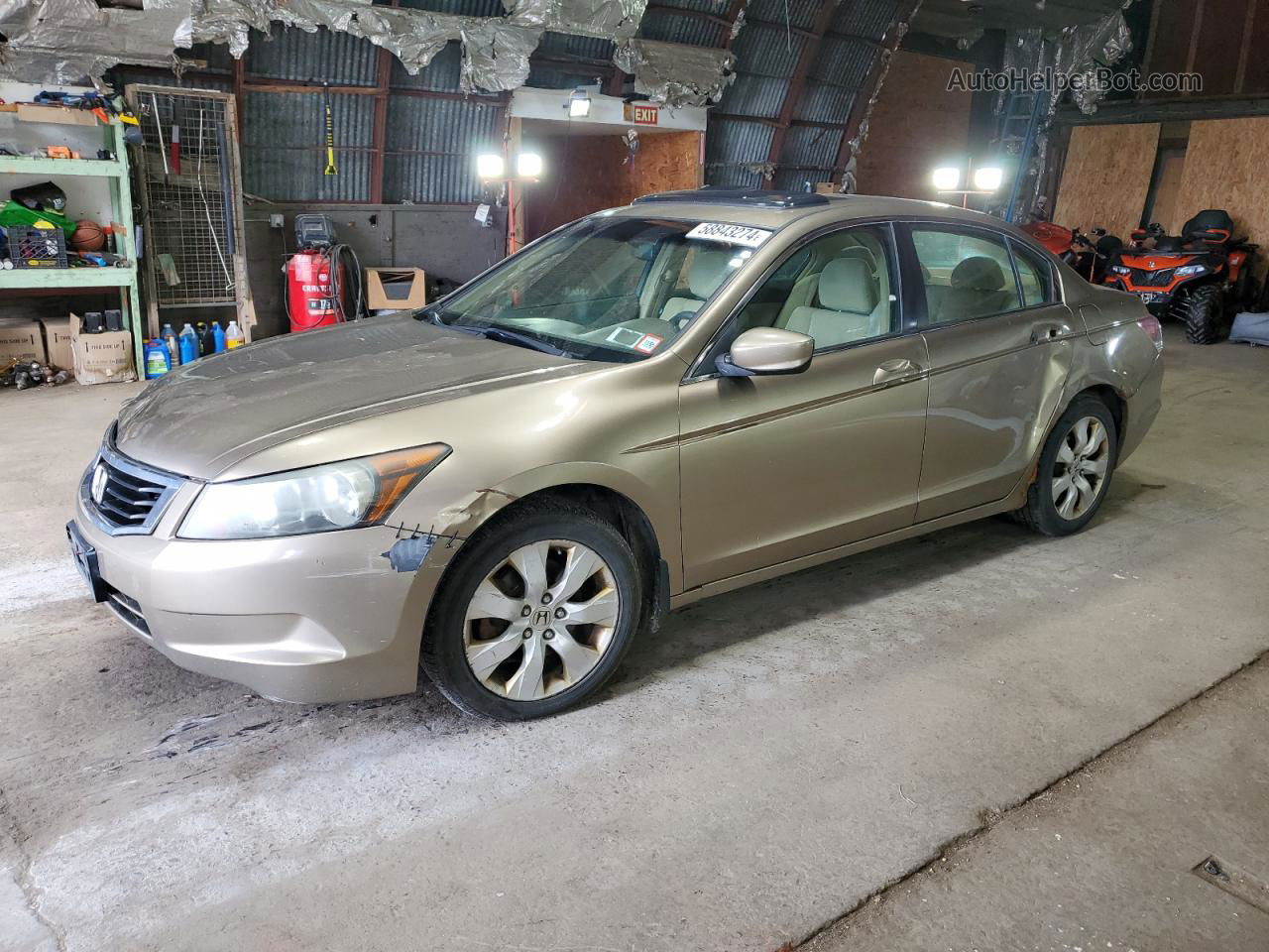 2008 Honda Accord Ex Gold vin: 1HGCP26778A030743