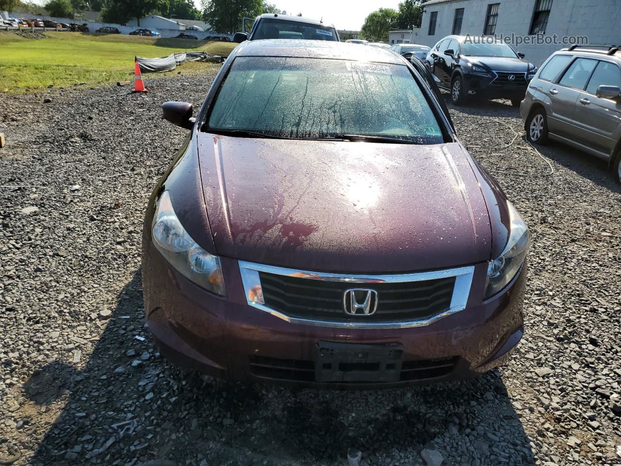 2008 Honda Accord Ex Red vin: 1HGCP26778A050815