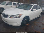 2008 Honda Accord 2.4 Ex White vin: 1HGCP26778A154558