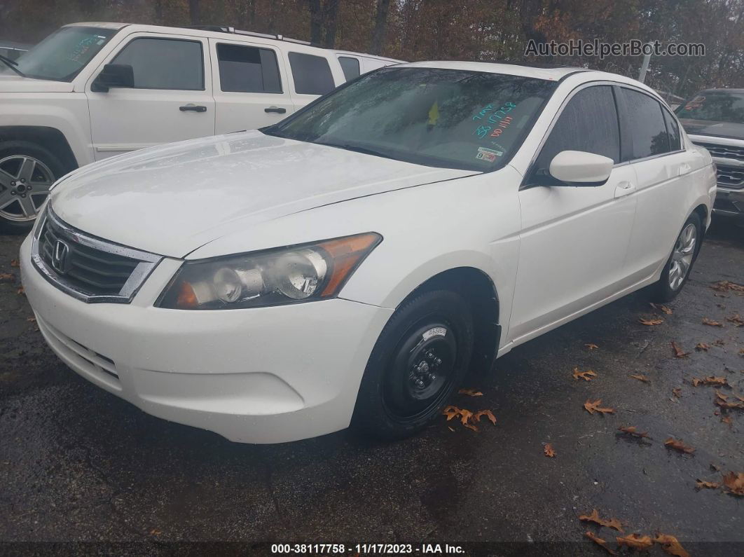 2008 Honda Accord 2.4 Ex White vin: 1HGCP26778A154558