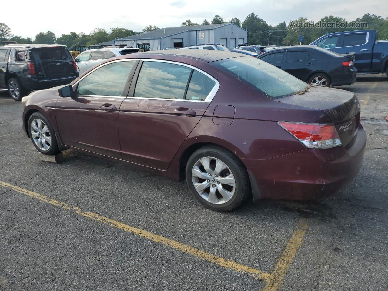 2009 Honda Accord Ex Burgundy vin: 1HGCP26779A127314