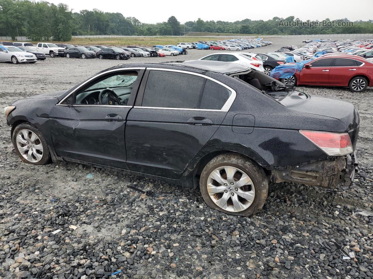 2008 Honda Accord Ex Black vin: 1HGCP26788A107636