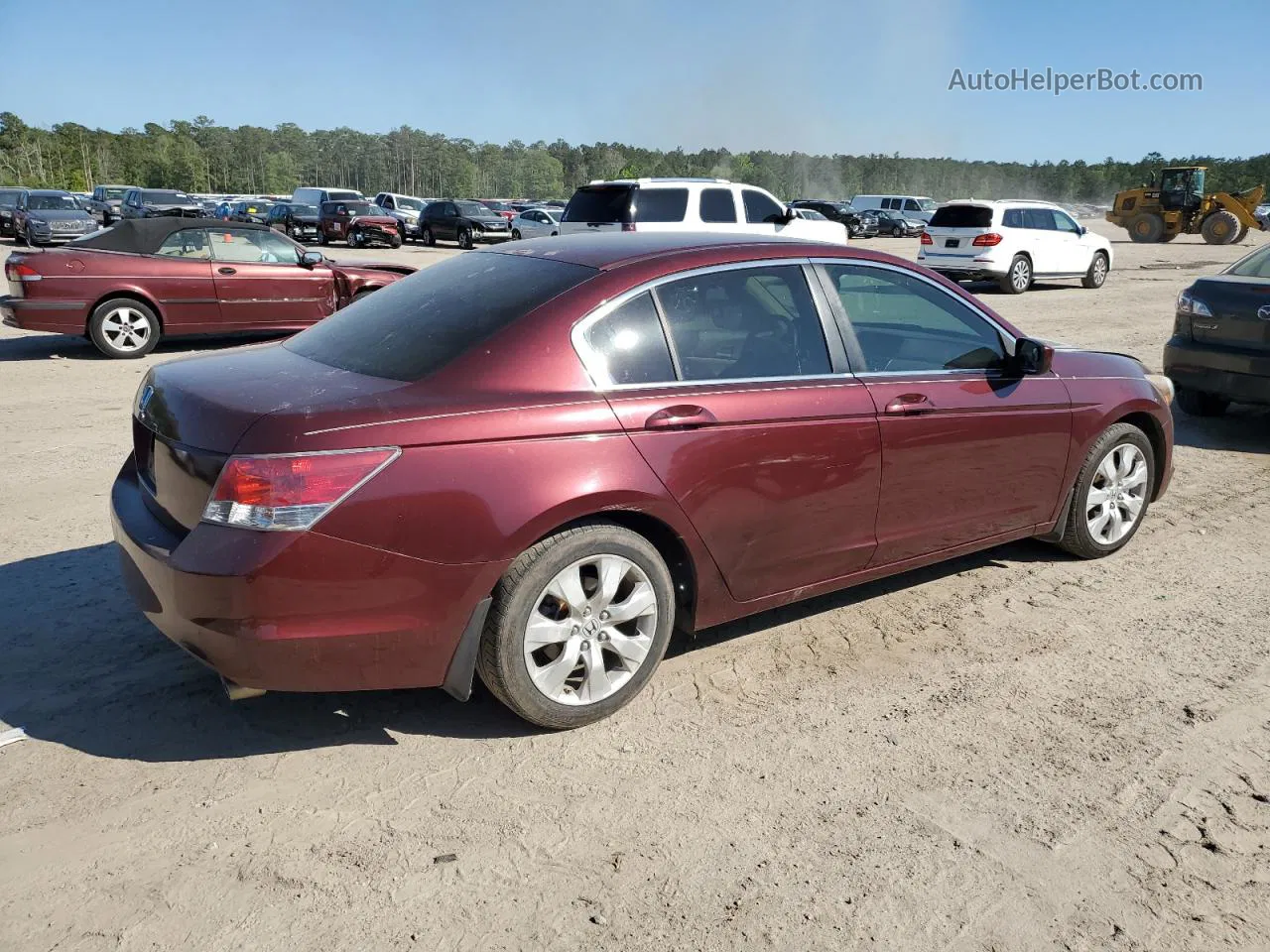 2009 Honda Accord Ex Burgundy vin: 1HGCP26789A061758