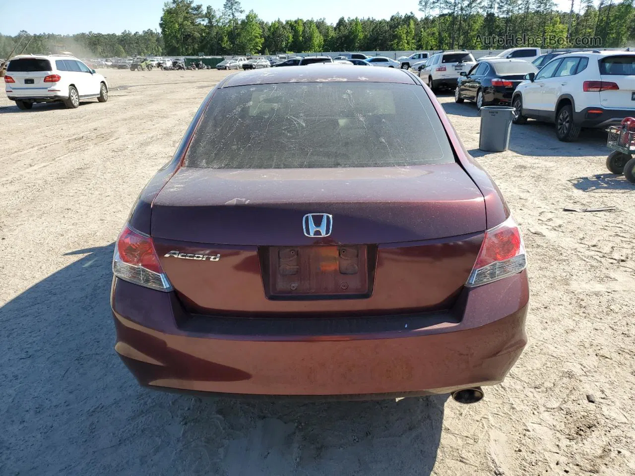 2009 Honda Accord Ex Burgundy vin: 1HGCP26789A061758