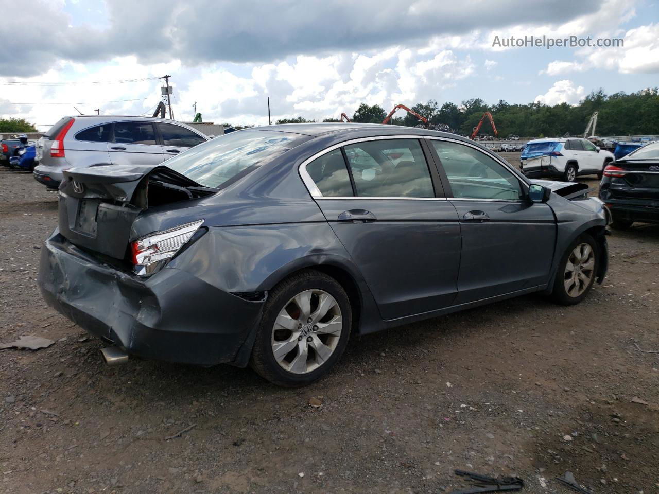 2009 Honda Accord Ex Серый vin: 1HGCP26789A167854