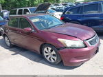 2008 Honda Accord 2.4 Ex Maroon vin: 1HGCP26798A105619