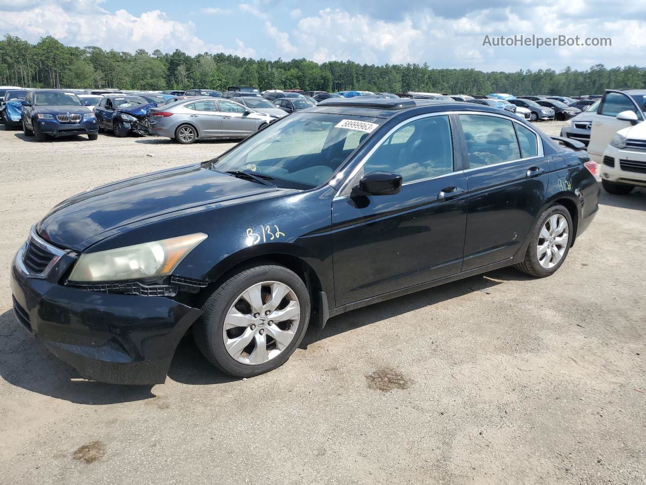 2009 Honda Accord Ex Black vin: 1HGCP26799A172741