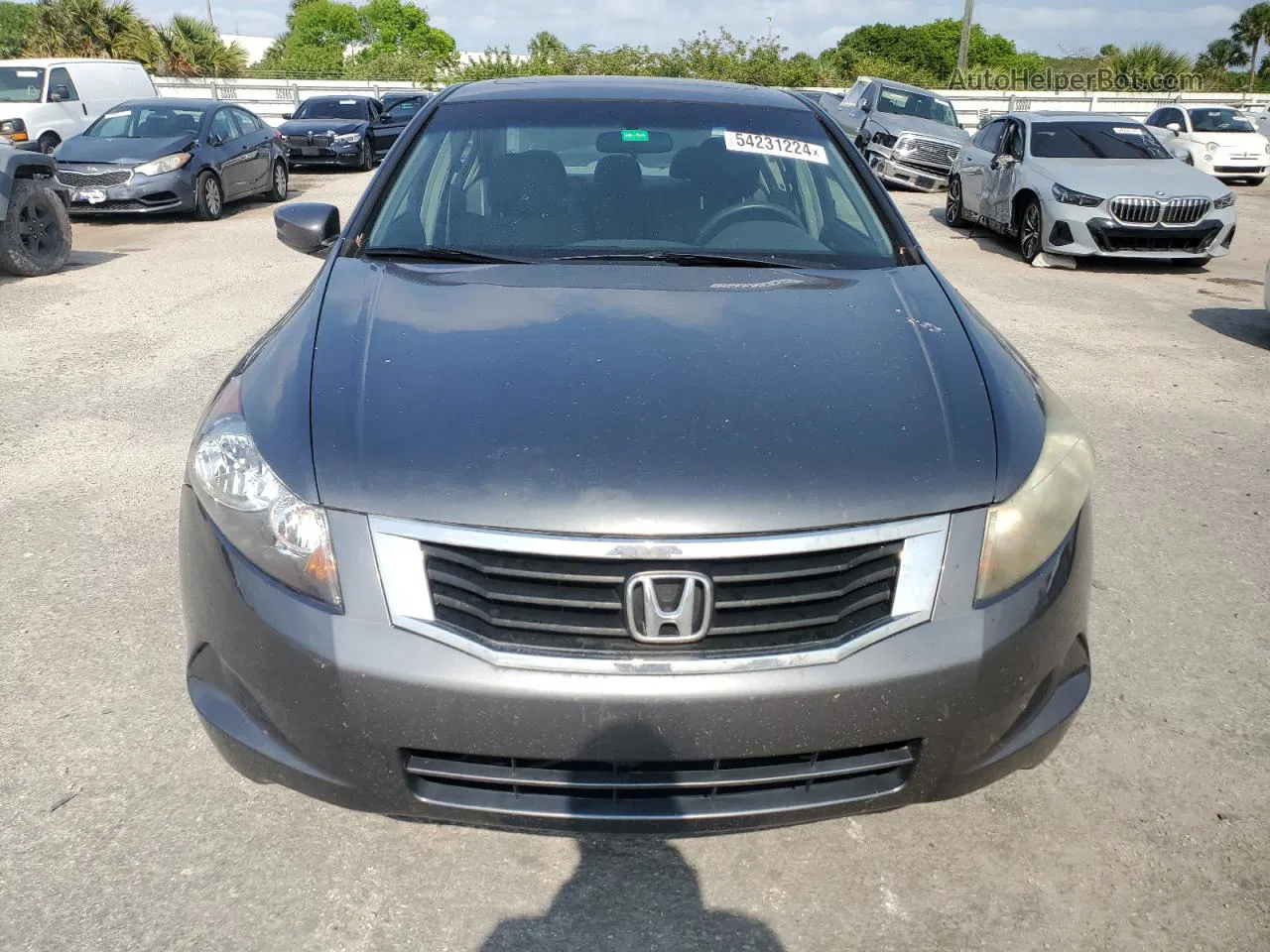 2008 Honda Accord Ex Gray vin: 1HGCP267X8A111493