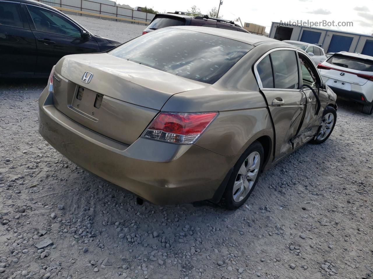 2008 Honda Accord Ex Золотой vin: 1HGCP267X8A122106