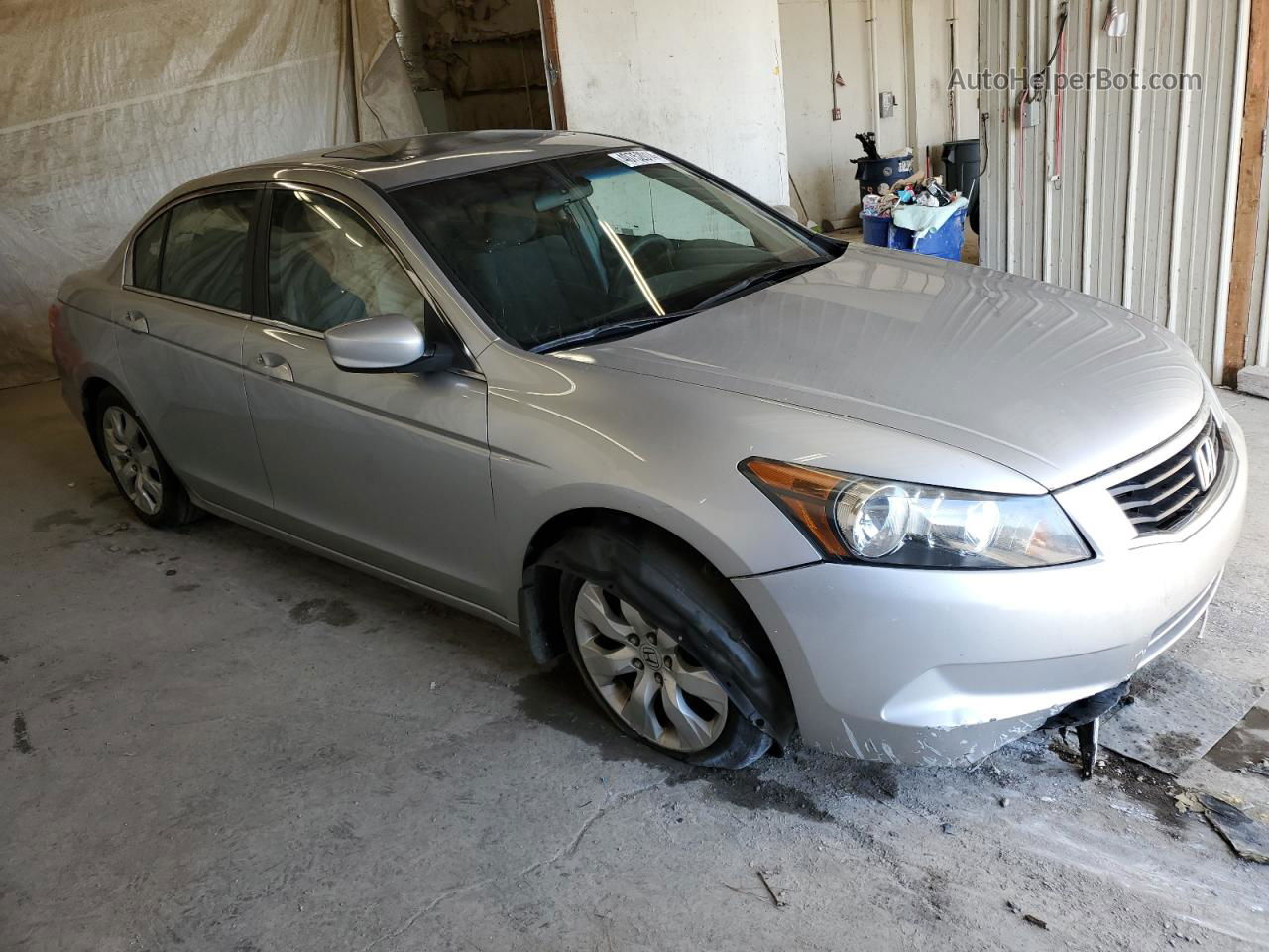 2009 Honda Accord Ex Silver vin: 1HGCP267X9A197325