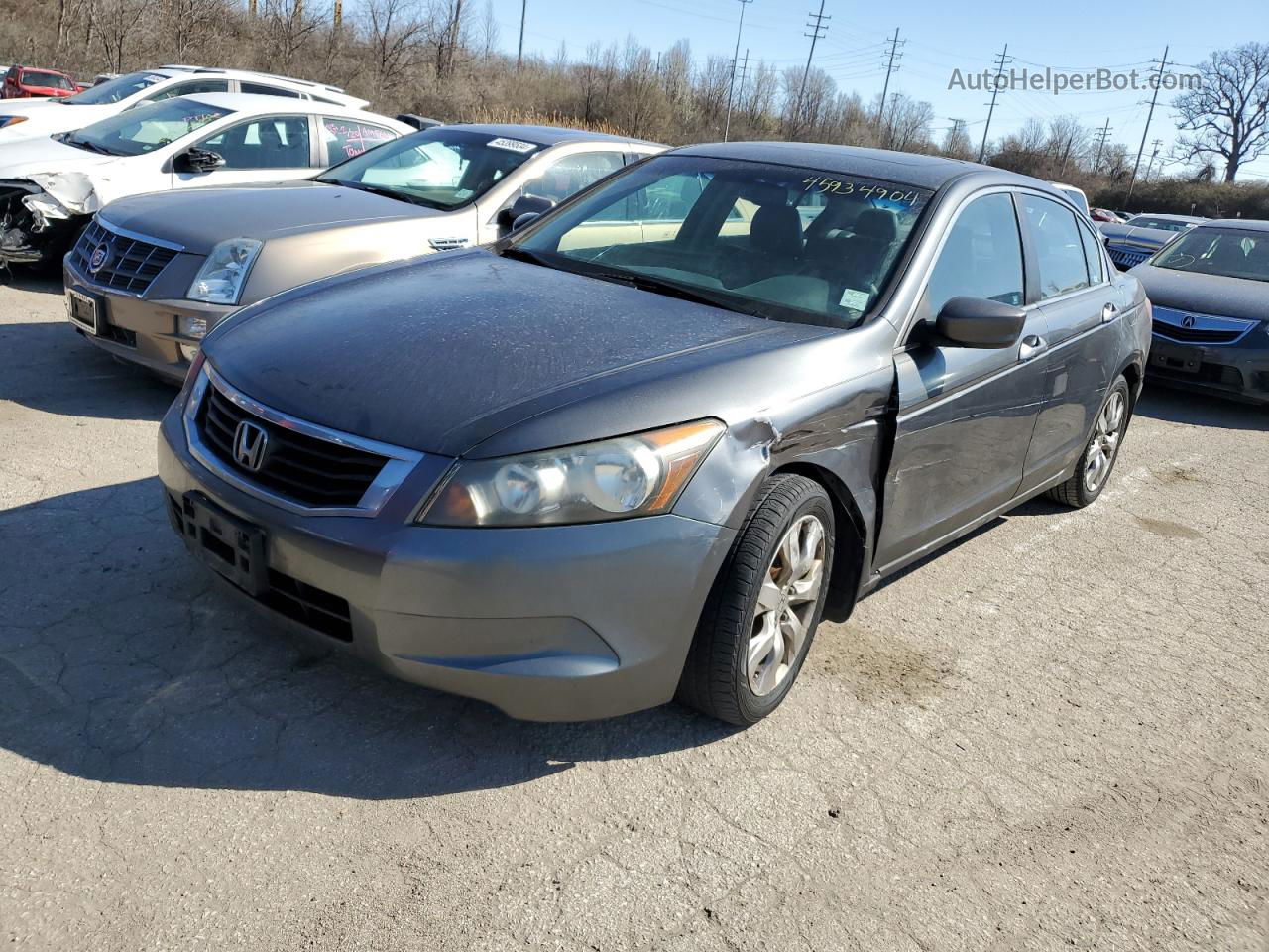 2008 Honda Accord Exl Угольный vin: 1HGCP26808A002520