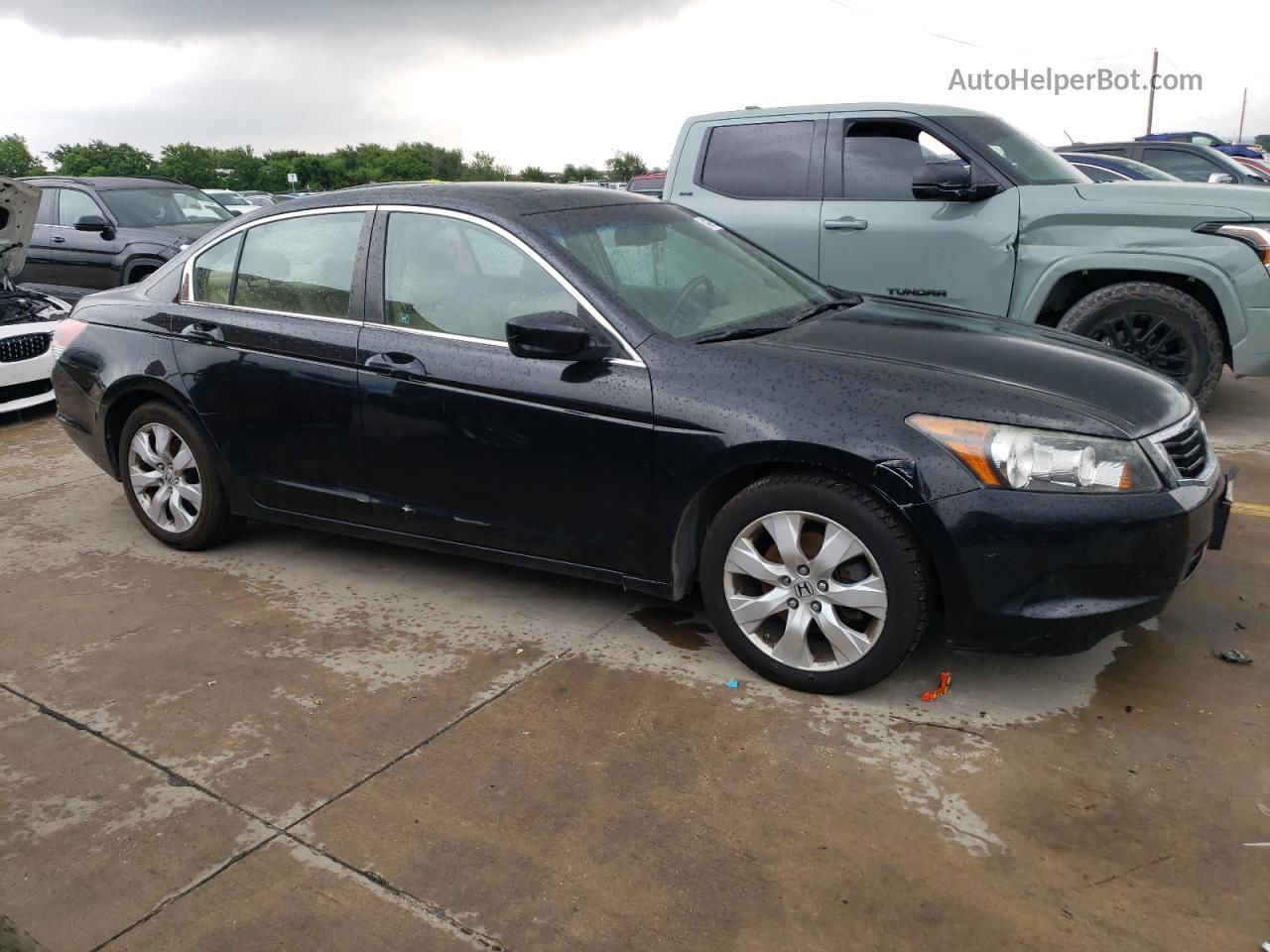 2008 Honda Accord Exl Black vin: 1HGCP26808A016062