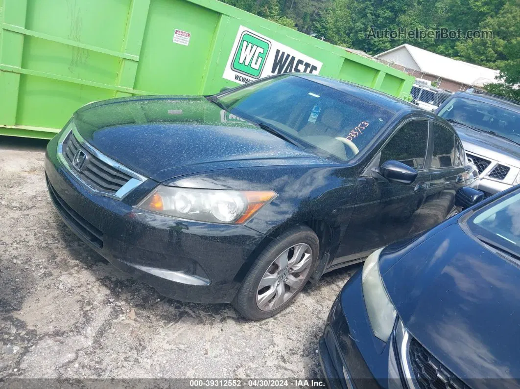 2009 Honda Accord 2.4 Ex-l Black vin: 1HGCP26809A033753