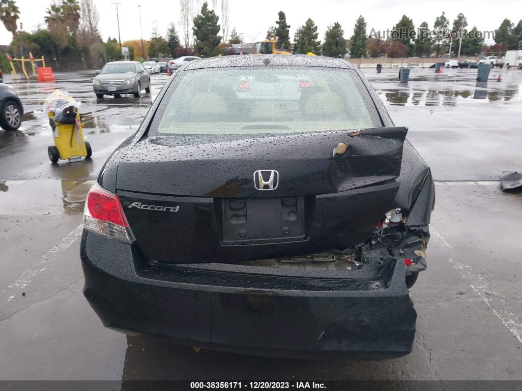 2009 Honda Accord 2.4 Ex-l Black vin: 1HGCP26809A134484