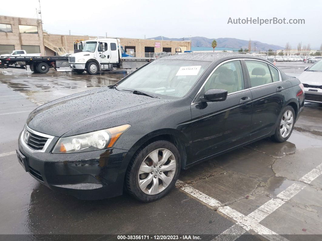 2009 Honda Accord 2.4 Ex-l Black vin: 1HGCP26809A134484