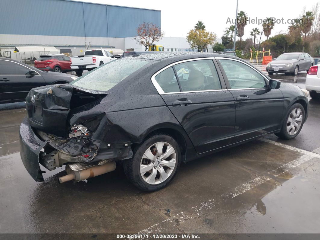 2009 Honda Accord 2.4 Ex-l Black vin: 1HGCP26809A134484