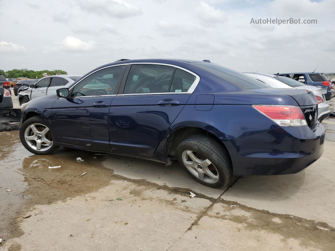 2009 Honda Accord Exl Blue vin: 1HGCP26809A200984