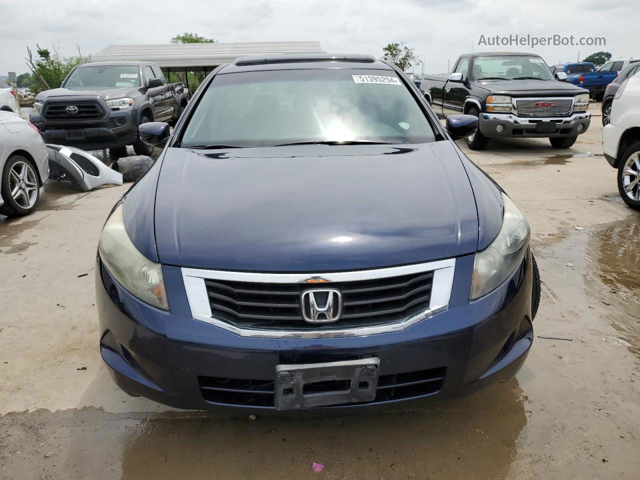 2009 Honda Accord Exl Blue vin: 1HGCP26809A200984