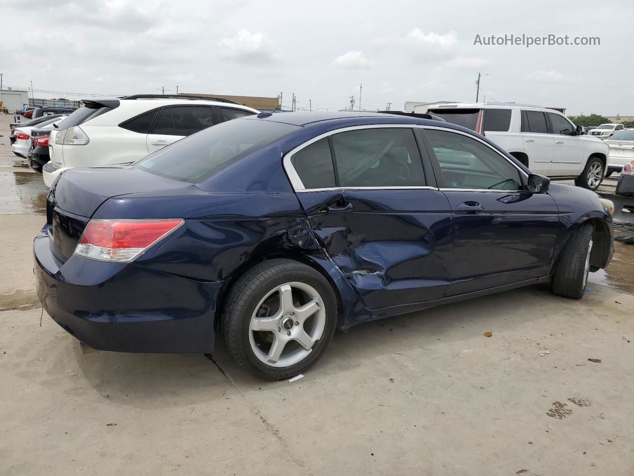 2009 Honda Accord Exl Blue vin: 1HGCP26809A200984