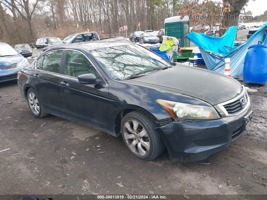 2008 Honda Accord 2.4 Ex-l Black vin: 1HGCP26818A056120