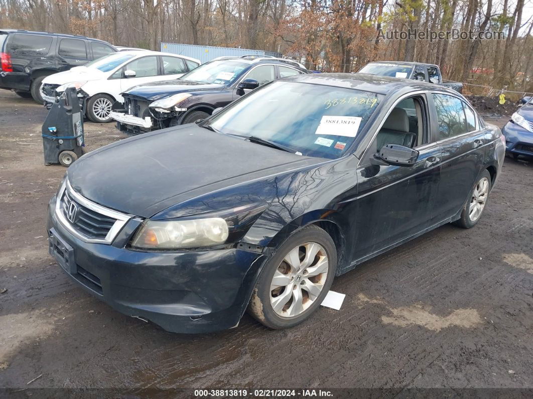 2008 Honda Accord 2.4 Ex-l Black vin: 1HGCP26818A056120