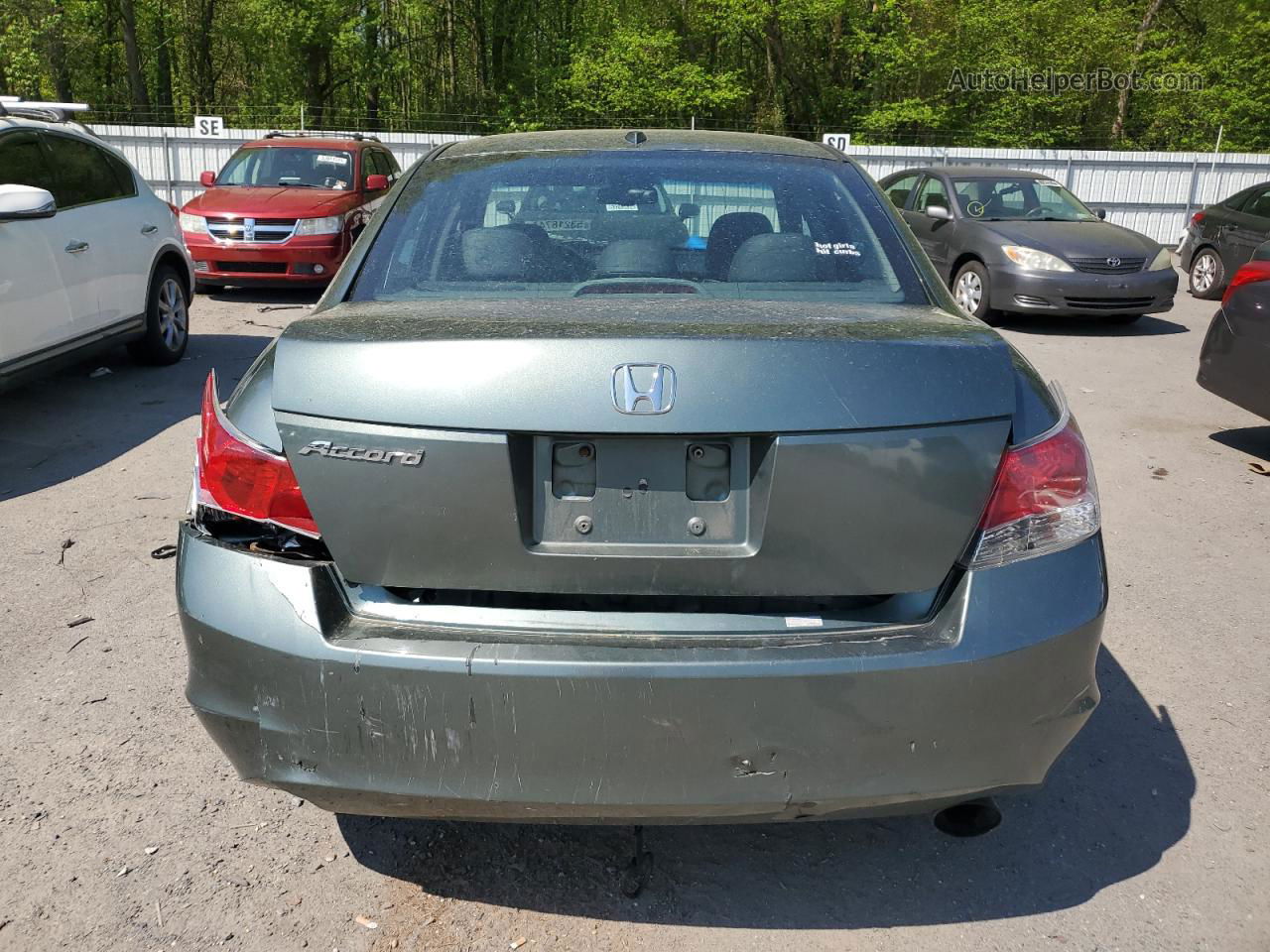 2008 Honda Accord Exl Green vin: 1HGCP26818A068350