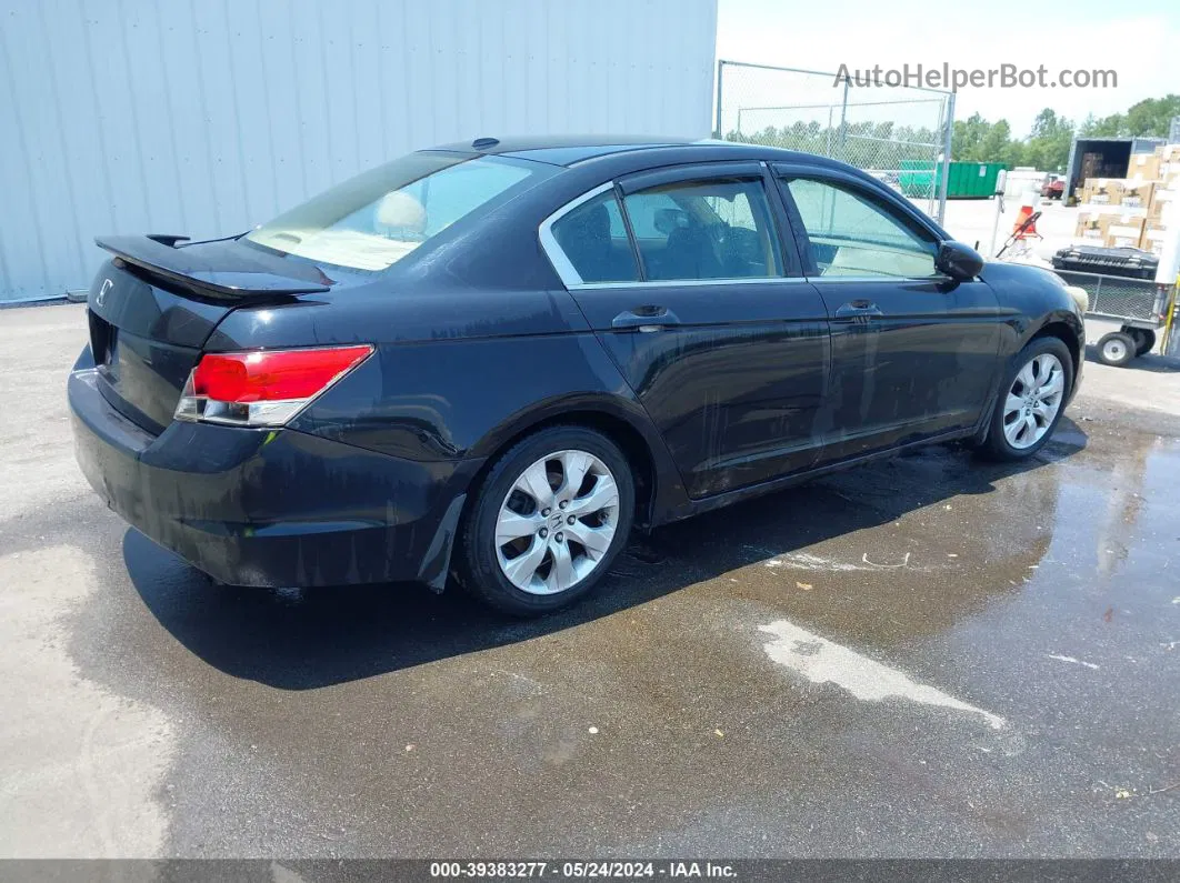 2008 Honda Accord 2.4 Ex-l Black vin: 1HGCP26818A087738