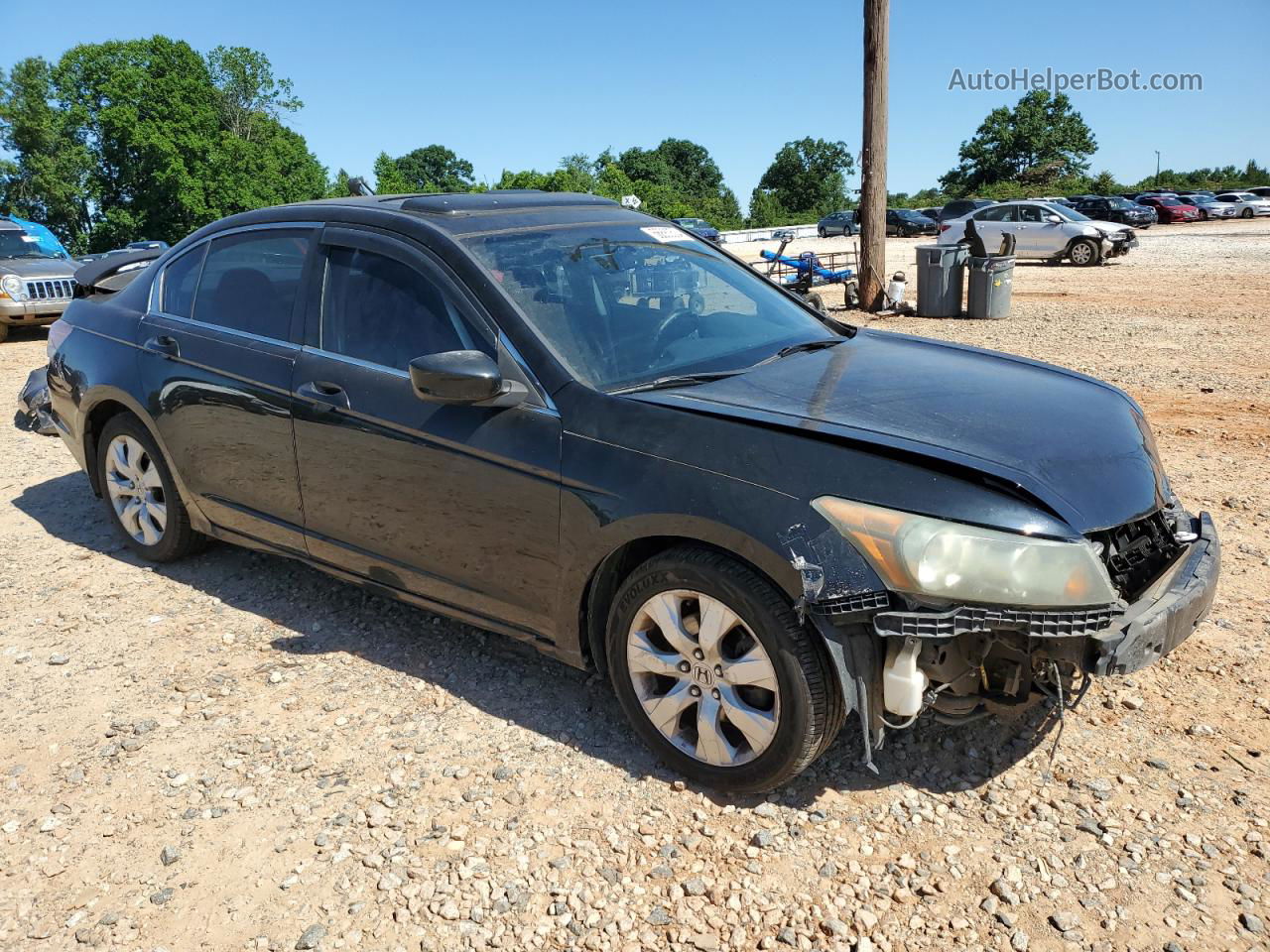 2008 Honda Accord Exl Black vin: 1HGCP26818A134704