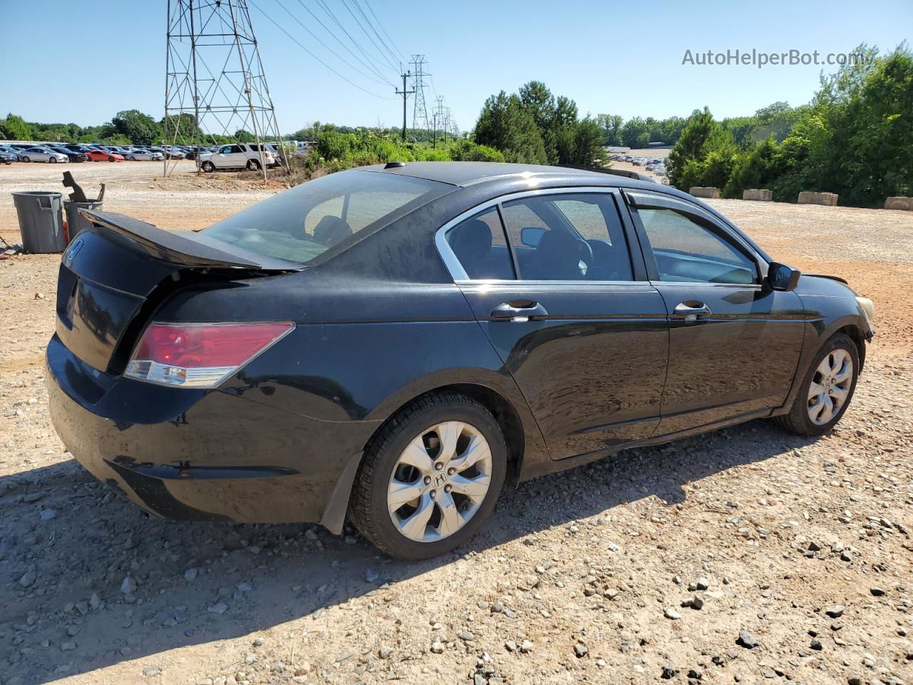 2008 Honda Accord Exl Black vin: 1HGCP26818A134704