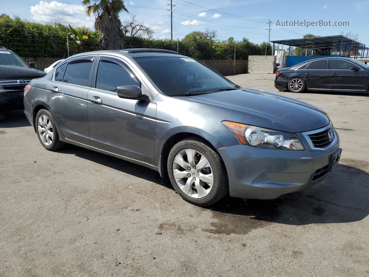 2008 Honda Accord Exl Gray vin: 1HGCP26818A145220