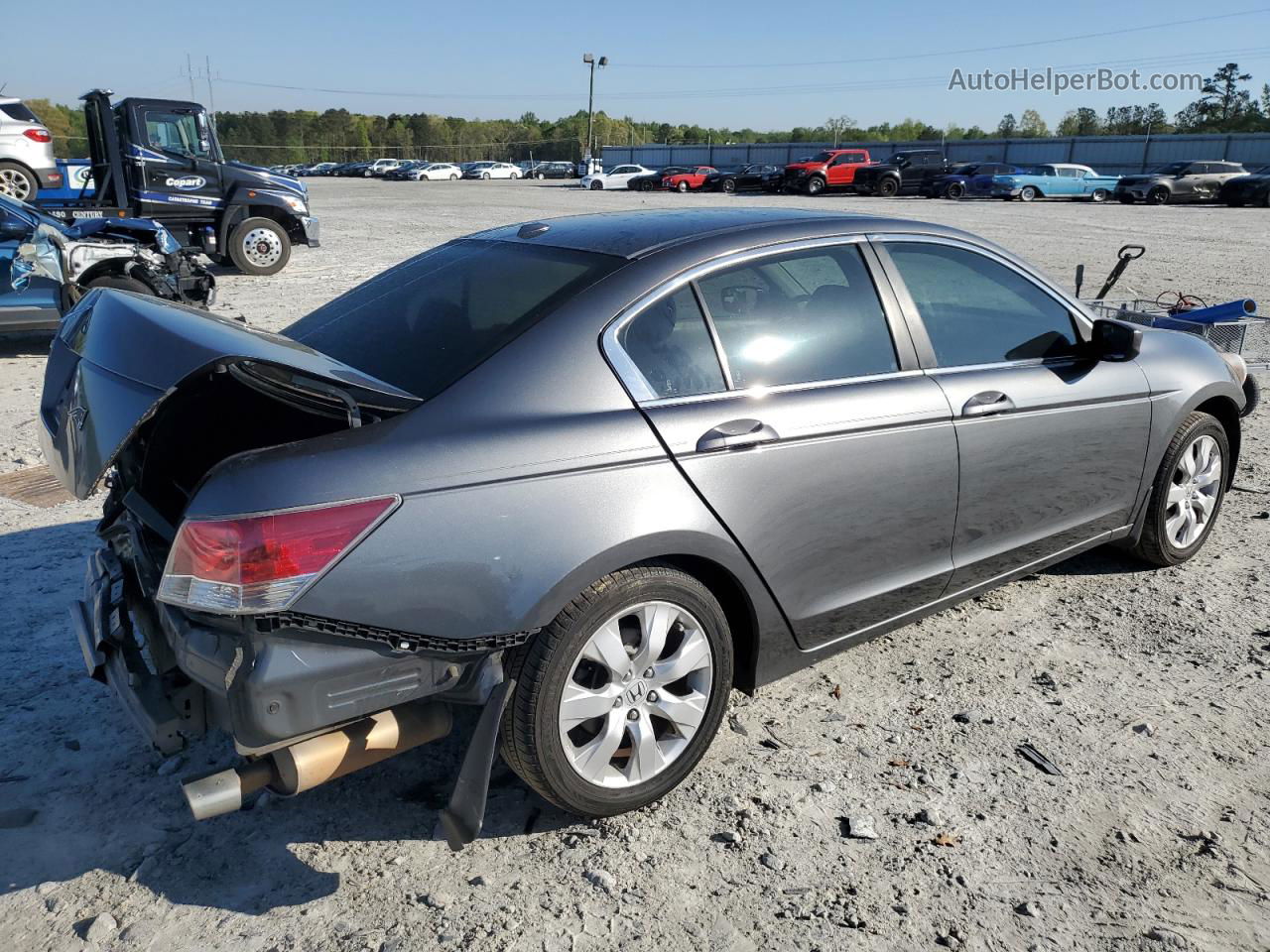 2009 Honda Accord Exl Серый vin: 1HGCP26819A040744