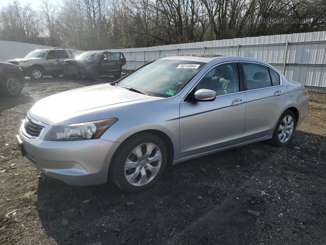 2008 Honda Accord Exl Silver vin: 1HGCP26828A069426