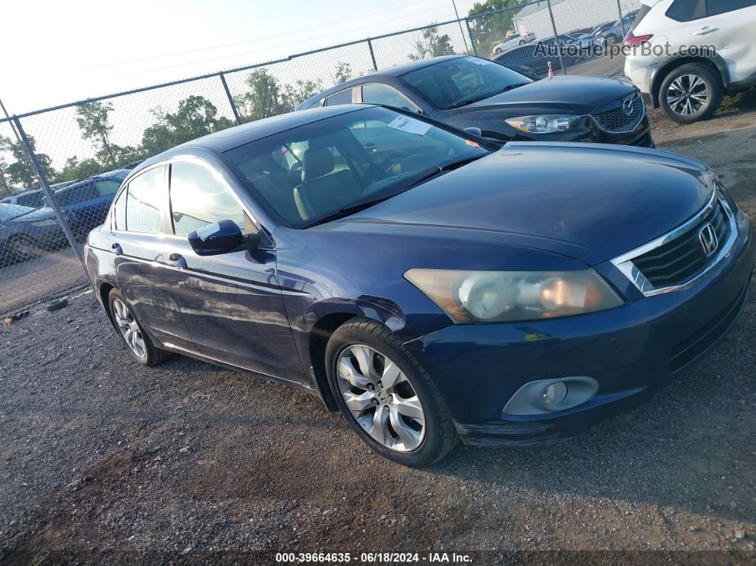 2008 Honda Accord 2.4 Ex-l Blue vin: 1HGCP26828A122271