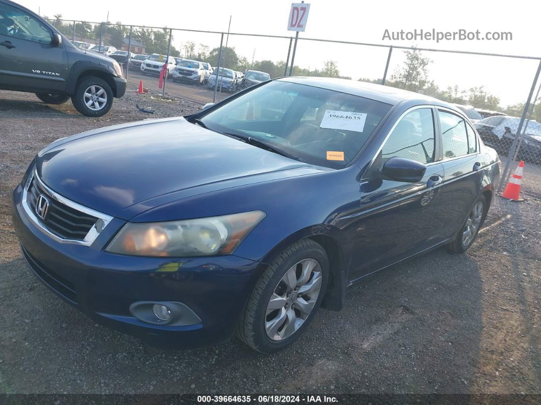 2008 Honda Accord 2.4 Ex-l Blue vin: 1HGCP26828A122271