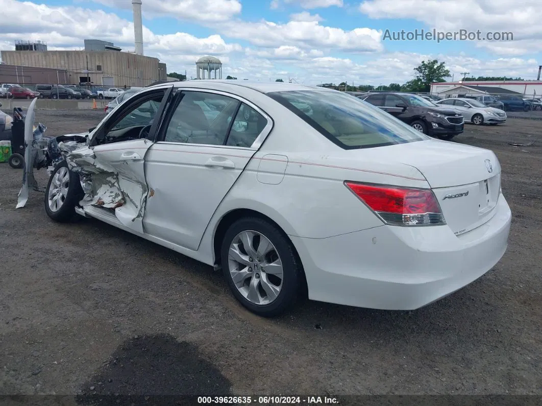 2009 Honda Accord 2.4 Ex-l White vin: 1HGCP26829A088463