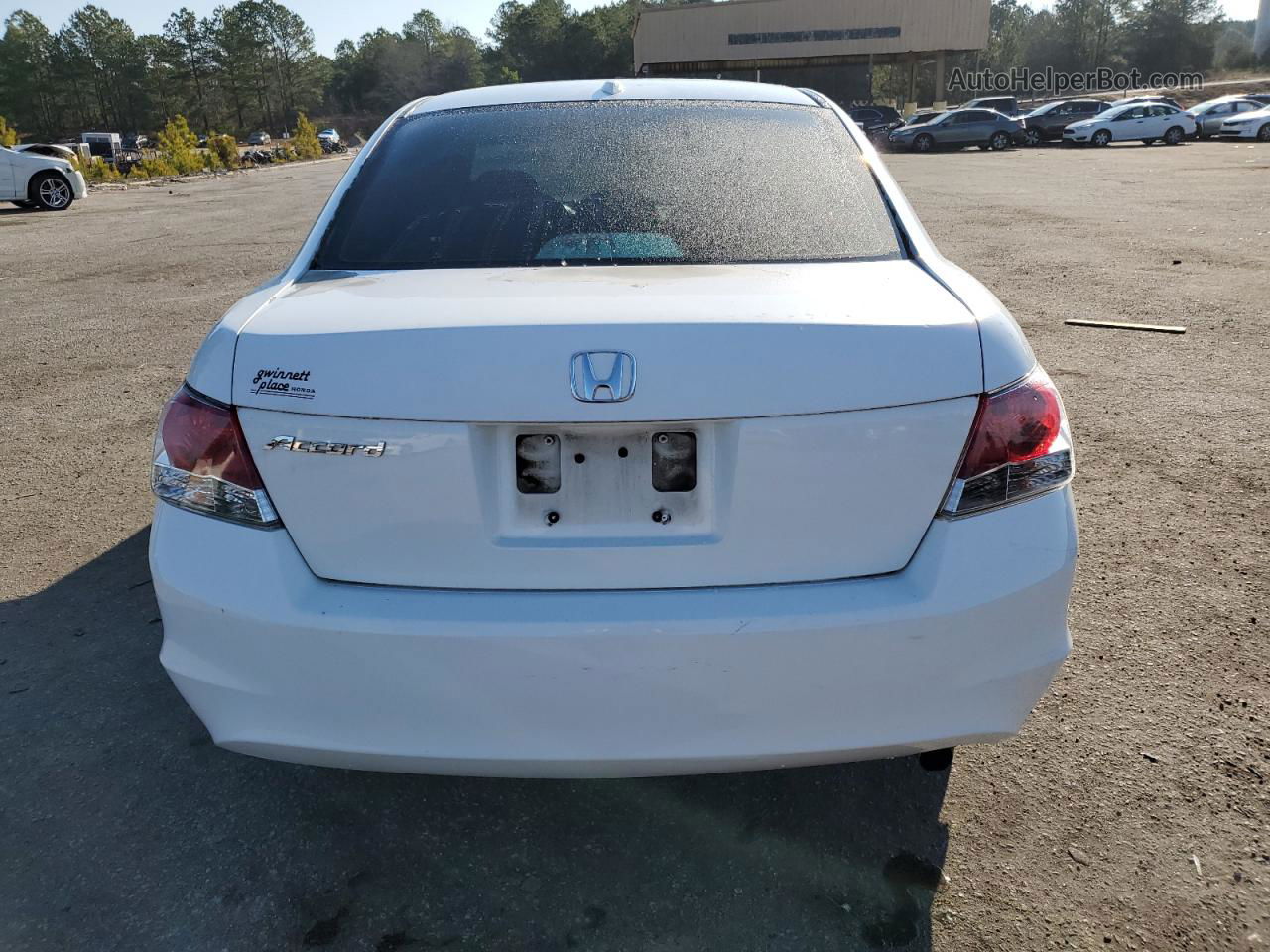 2009 Honda Accord Exl White vin: 1HGCP26829A119064