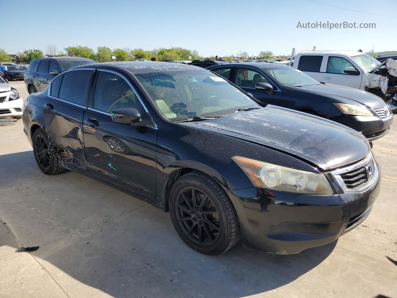 2008 Honda Accord Exl Черный vin: 1HGCP26838A011597