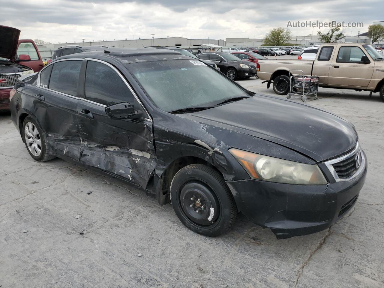 2008 Honda Accord Exl Black vin: 1HGCP26838A030439