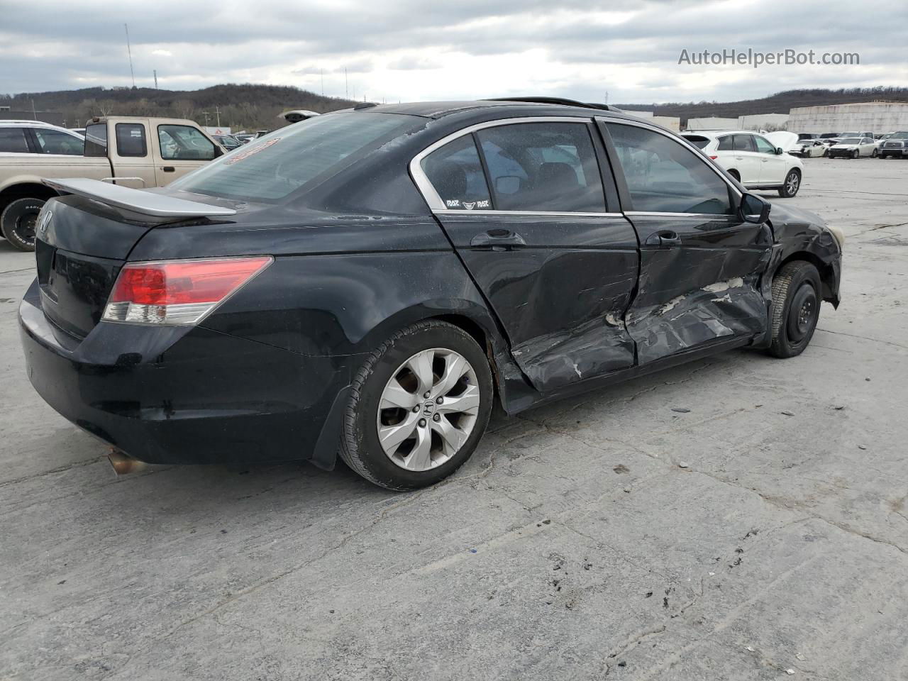 2008 Honda Accord Exl Черный vin: 1HGCP26838A030439